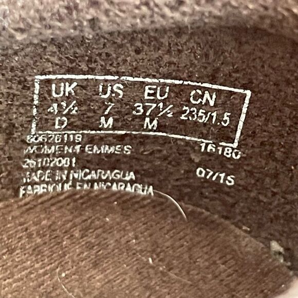 Clarks Ashland Glow OrthoLite Comfort Flats Chocolate Brown Leather Slip-On 7 - Picture 8 of 8